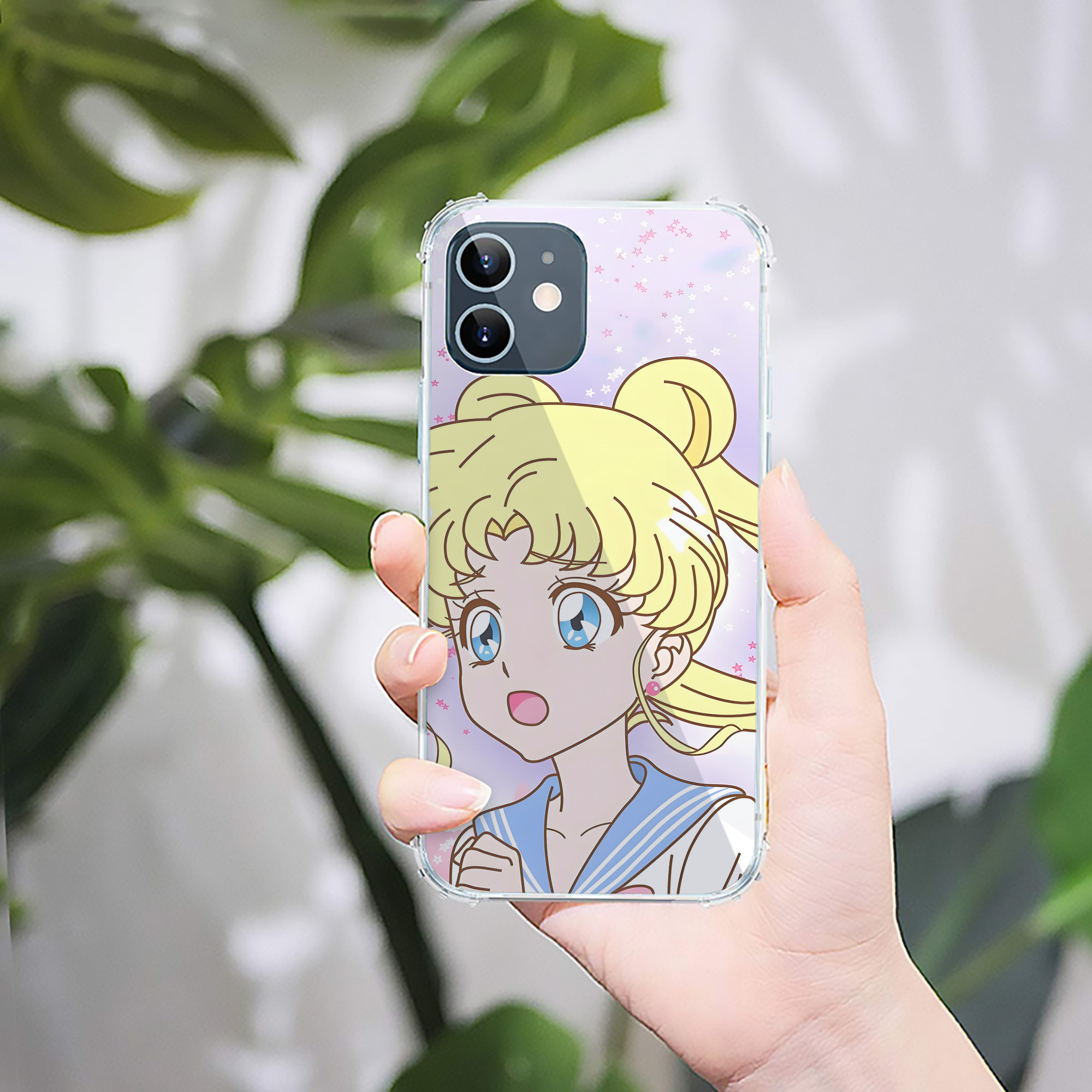 （画像用） 美少女戦士セーラームーン Sailor Moon 【iPhone 12シリーズ対応】透明スマホケース（クリアソフトケース）